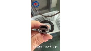 Coffee-colored silicone special-shaped strip