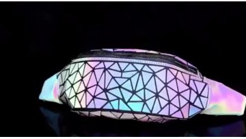 Holographic Rave Belt Bag Women Fanny Pack for Festival Men - Cute Fashion Travel Geometric Luminous Chest Waist Bags 20221