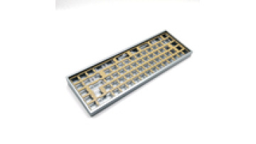 high precision custom logo computer manufacturer brass plate anodized custom mechanical cnc keyboard case plate volume aluminium1