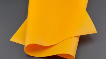Puncture-Proof 0.96mm Thickness Yellow PVC Film