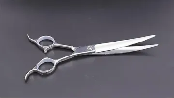 Customized Beauty Scissors Black Stainless Steel Hairdressing Tool Pet Hair Trimming1