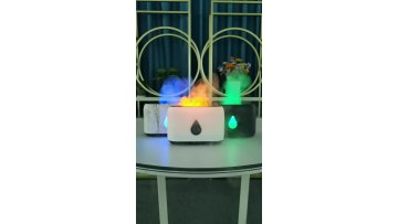 200 mL Flame Night Light Quiet Aromatherapy Mist Humidifier, Diffusers for Essential Oil humidifier with Remote Control1