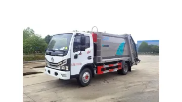 Ultra-Compact Dongfeng 4X2 6cbm Garbage Compactor Truck1