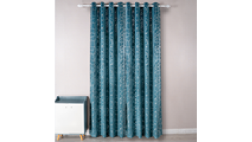 Luxury European style 100% polyester fabric decorative custom hotel velvet blackout curtains for the living room blackout1