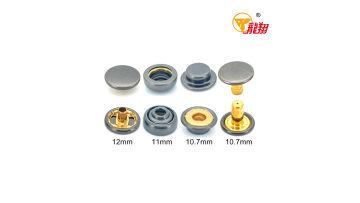503# Brass Four-Part Metal Snap Fastener