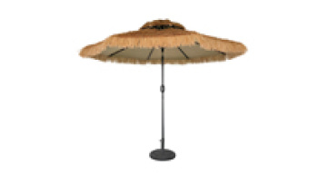 Promotional Fringed Sun Beach Garden Market Parasol Umbrellas Straw Bali1