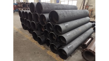 Medium carbon low alloy cast steel pipe
