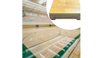 main&auxiliary keel wooden flooring for basketball
