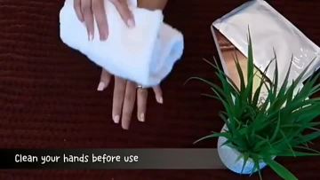 Nourishing hand mask