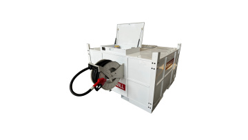 Shipping of portable aviation fuel tank with pump