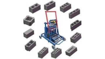 Hot Selling Semi-Automatic Brick Press QMR2-45 Small Movable Block Making Machine1