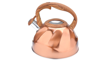Stainless Steel Gold Coated Kettle FH-432