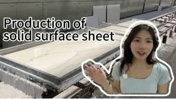 solid surface sheets production process