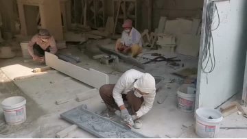 fireplace mantel