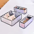 NEW Foldable Underwear Drawer Organizers Dividers Closet Dresser Clothes Storage Organizer Box For Bras Scarves Ties Socks Box