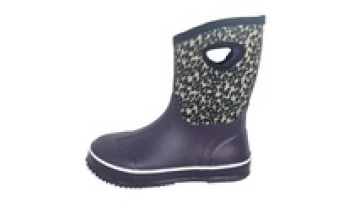 Ladies and Girls Camo Neoprene Rain Boots With Handle1