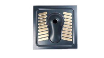 Stainless steel squatting toilet