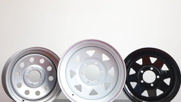 Customized Color 15 Inch 8 Spoke Galvanized Trailer Rims Wheels Powder Coated 6x139.7 Steel Wheels1