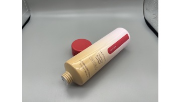 red big capacity round shampoo tube