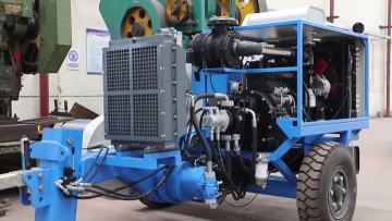 80kN hydraulic cable puller tensioner cable stringing equipment