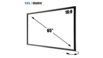 YCL TOUCH factory direct sales Touch Screen Panel Overlay Kit 65 Inch plug and play Aluminum alloy ir touch frame1