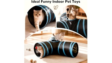 3-Way Collapsible Cat Tunnel - Product Demo
