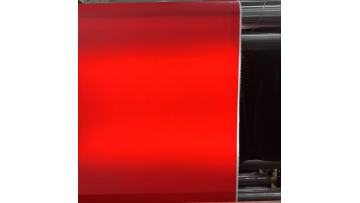 Livite 0.54mm red PVC durable coated fabric swimming pool materials is in production.