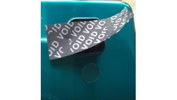 silicone VOID label material