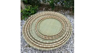 Bamboo Woven Desktop Storage Basket1