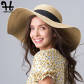 FURTALK Summer Hat for Women Straw Hat Wide Brim Beach Sun Hat Travel Foldable Roll up Floppy UPF 50 Sun Protection Cap 2020