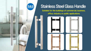 Stainless Steel glass door pull handle