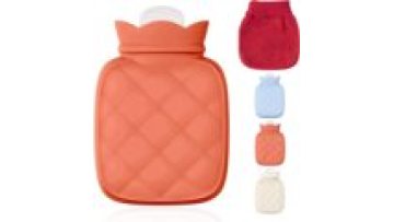 Bpa Free Food Grade Silicone Small Hot Water Bottle Bag Pain Relief Holiday Gifts Soft Mini Hot Water Bottle with Cover1