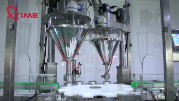 Double head milk powder filling machine