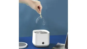 Ultrasonic Cleaner Professional Ultrasonic Denture Cleaner High Frequency Mini Aligner & Retainer Cleaning Machine1