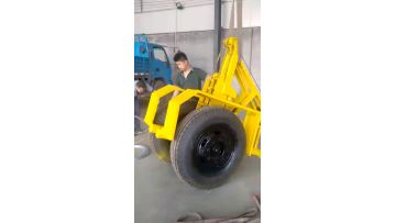 Cable reel trailer cable drum trailer