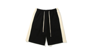 Custom Logo Heavy French Terry Blank Cotton Drawstring Sweat Shorts Men Wholesale1