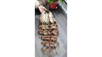 Preplucked 13x6 lace front highlight wig for black women straight 613 blonde human hair wigs lace frontal Brazilian hair wig1