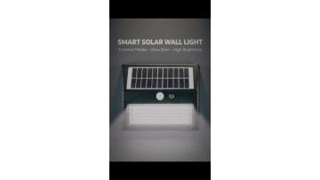 Smart Solar Wall Light