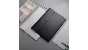Matte PP Snap Closure Document Bag