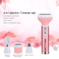 Mini USB Rechargerable Lady Nose Ear Hair Trimmer Set Electric Women Epilator Mini Female Body Hair Removal Razor Eyebrow Shaver