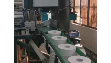 Jumbo roll toilet tissue