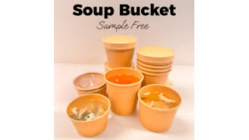 Kraft Paper Soup Bucket Cup