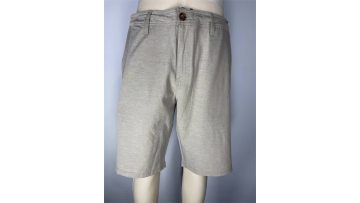 Cotton Button Drawstring Casual Capris