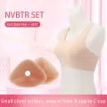 2020 New Product NVBTR Triangle Silicone Breast With Long Vest Or Short Vest Small Chest Become Big Chest Breast enhancement