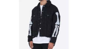 Street Wear Custom Embroidery Jacket for Men Stylish Latest Jean Jackets in Bulk1