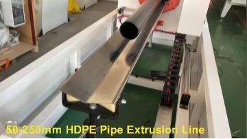 50-250 single layer PE pipe production line 