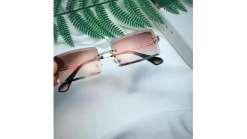 2022 fashion sunglasses newest  Metal frame tinted lens oval colour tint sunglasses1