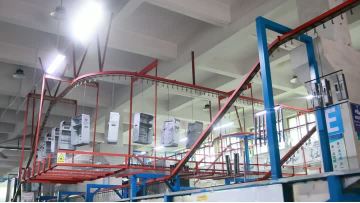 Assembly line cleaning area video