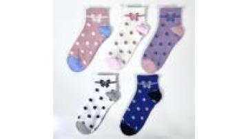 Wholesale Autumn New custom logo Lady Cotton crew socks Fashion Funny cute Ankle sock Cotton Women's socks1