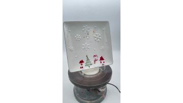 Snowman Snowflake Plate